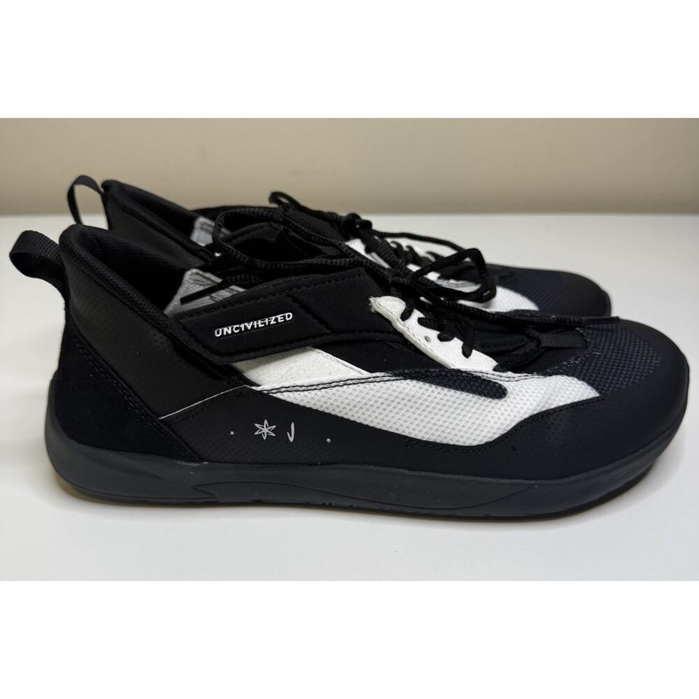 Uncivilized The Prototype Sneaker Mens 10 Black Mesh Minimalist Barefoot Shoe